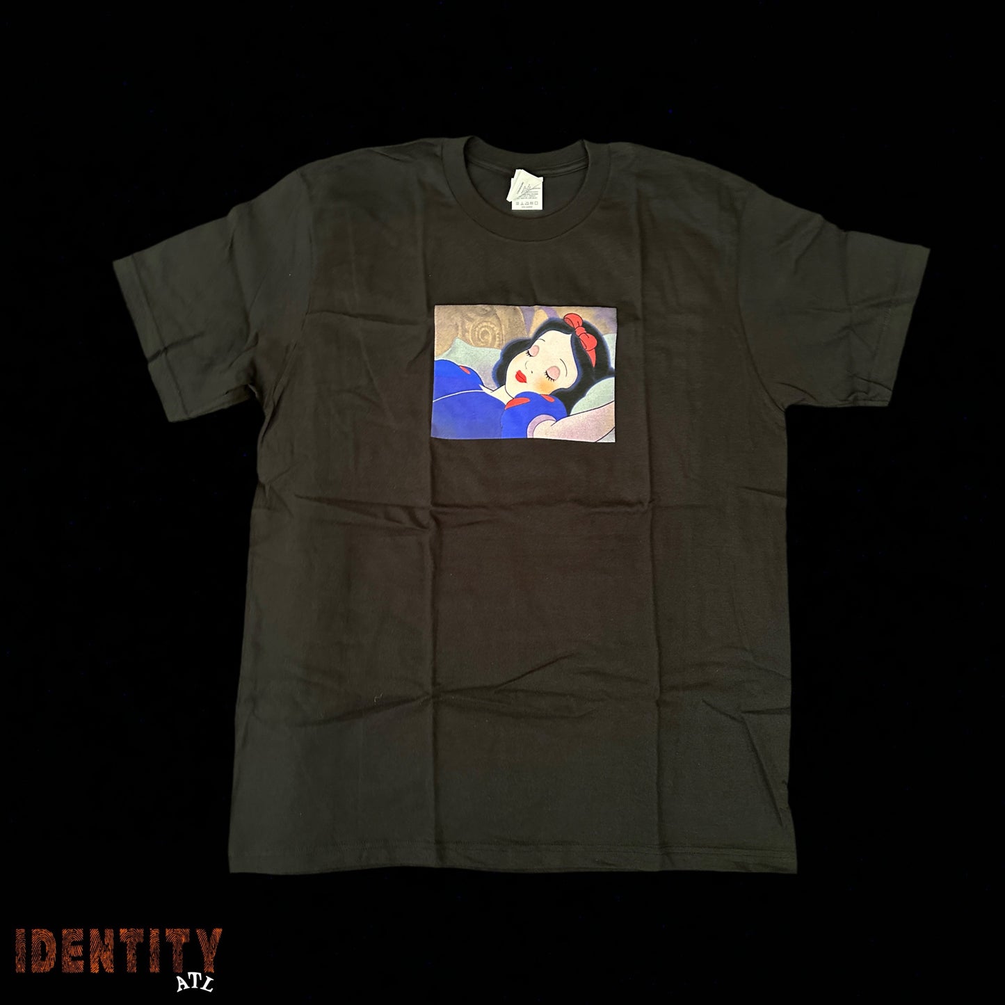 SUPREME SNOW WHITE TEE BLACK