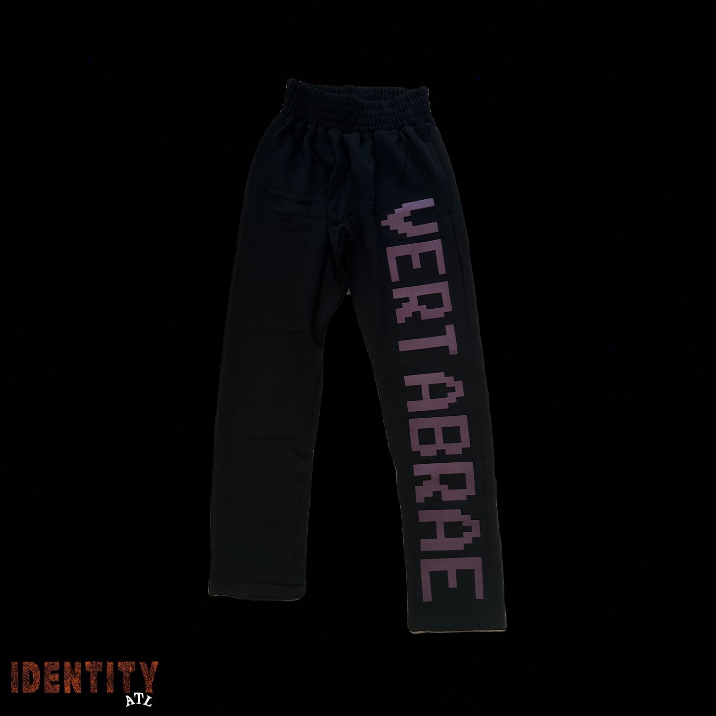 VERTABRAE C2 SWEATPANTS BLACK/PURPLE