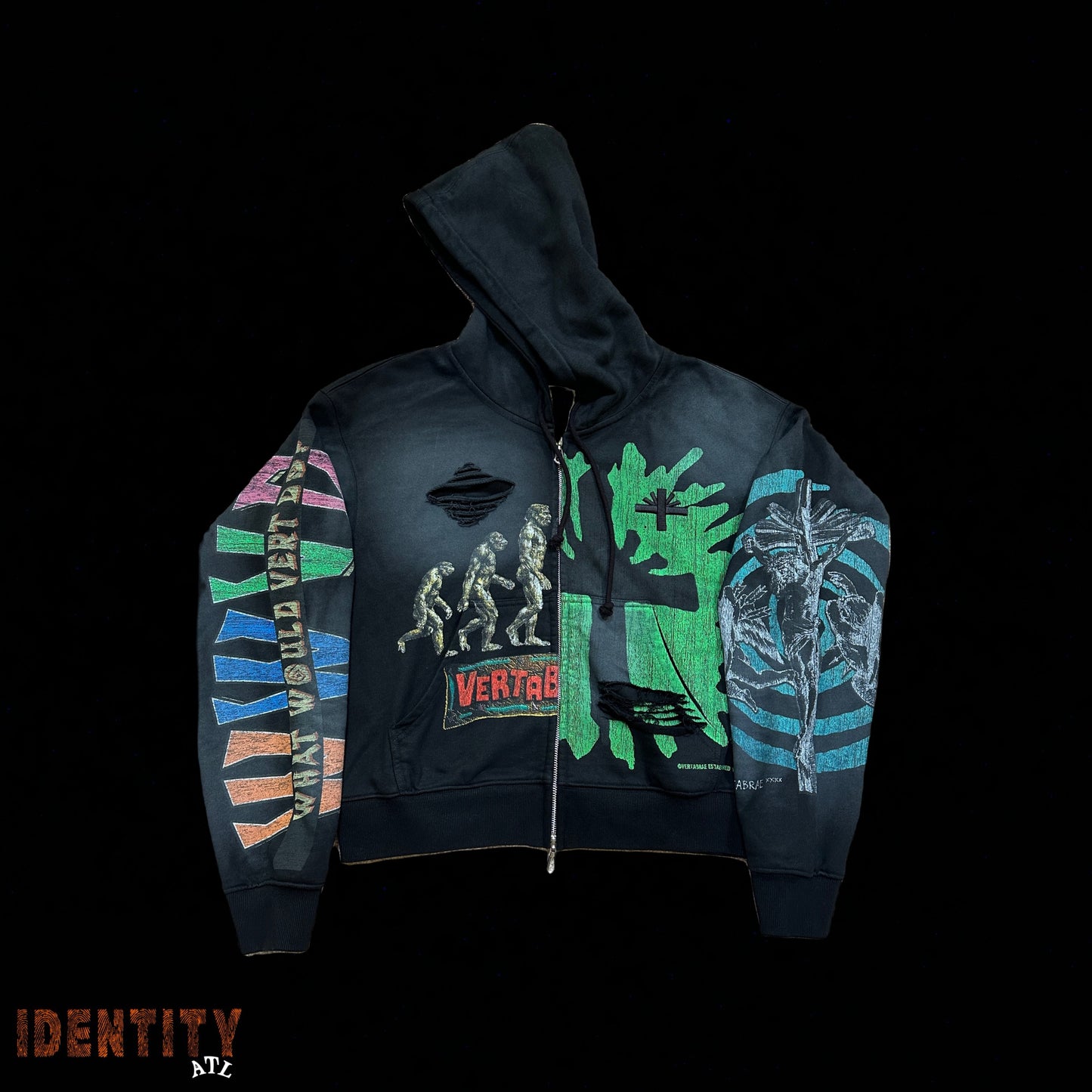 VERTABRAE VERTY YOUTH ZIP UP HOODIE