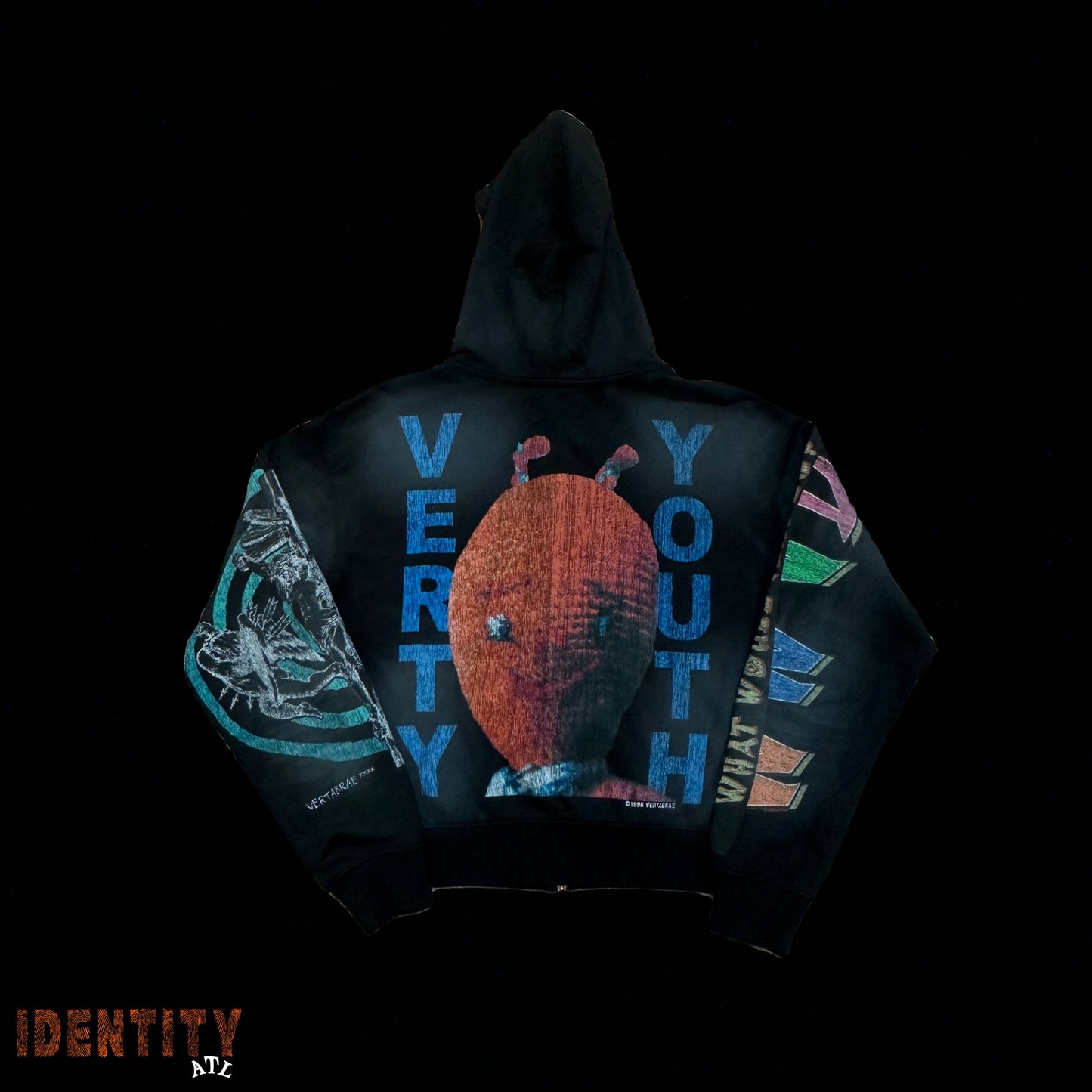 VERTABRAE VERTY YOUTH ZIP UP HOODIE