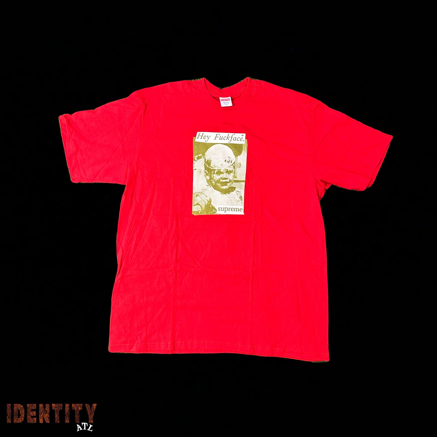 SUPREME HEY F*CKFACE TEE RED