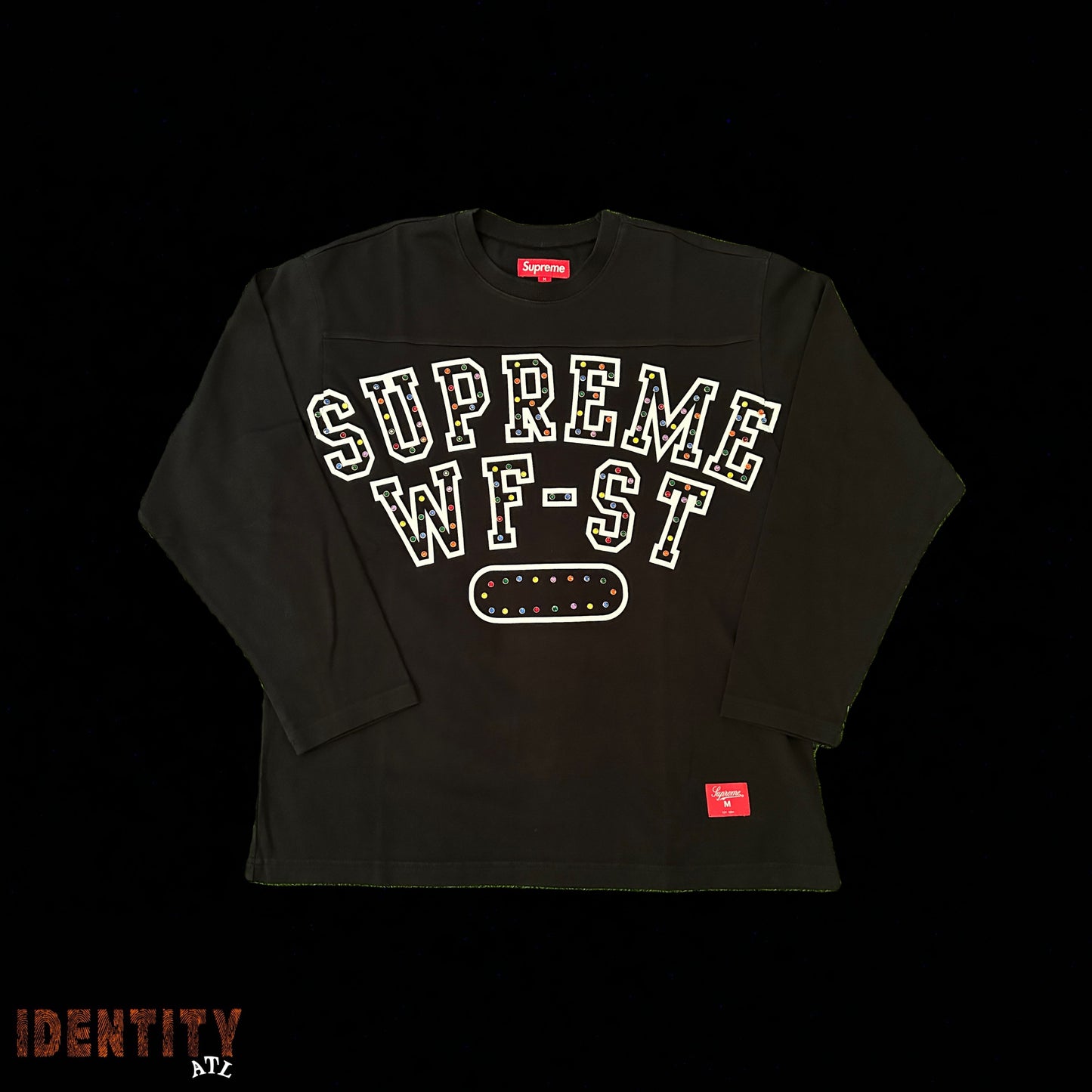 SUPREME STUDDED L/S BLACK