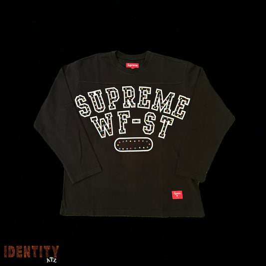 SUPREME STUDDED L/S BLACK