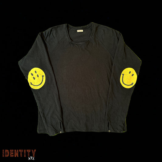 KAPITAL SMILEY LONGSLEEVE BLACK