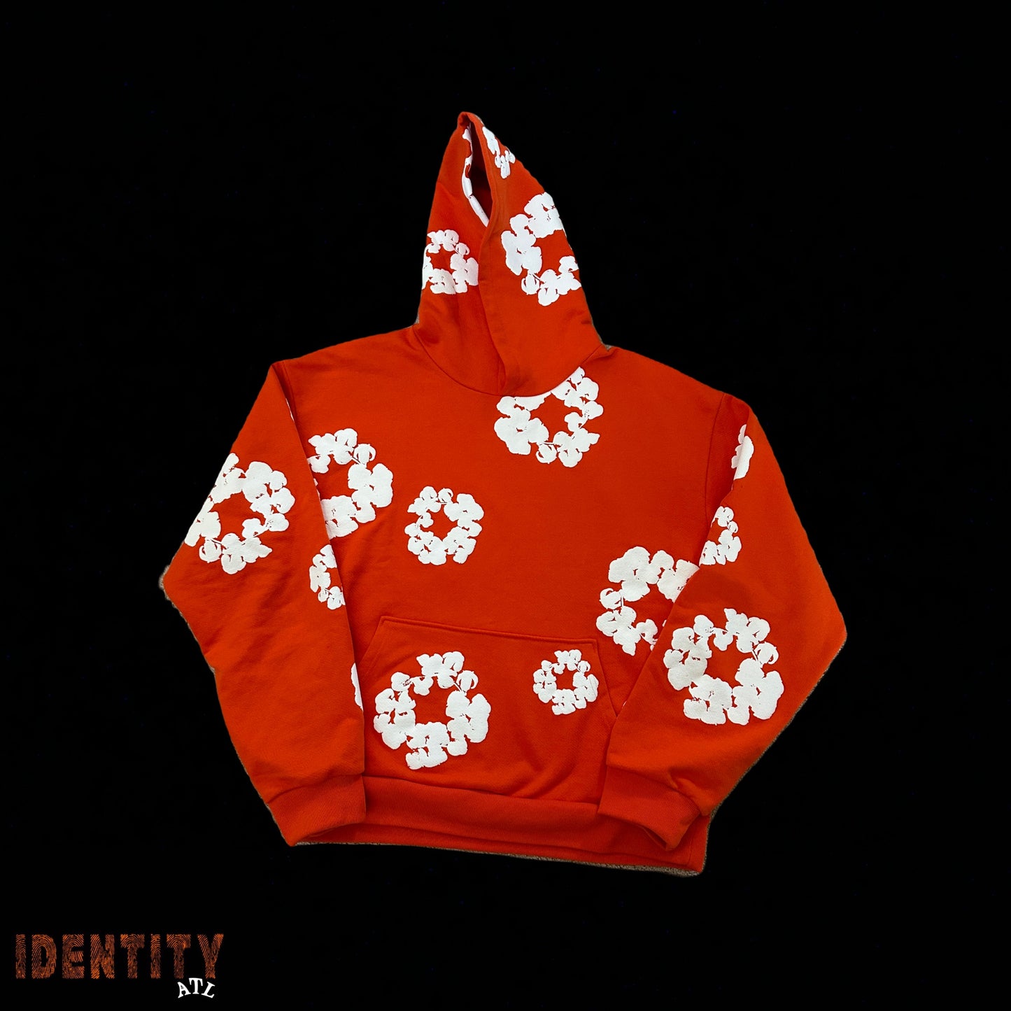 DENIM TEARS HOODIE ORANGE