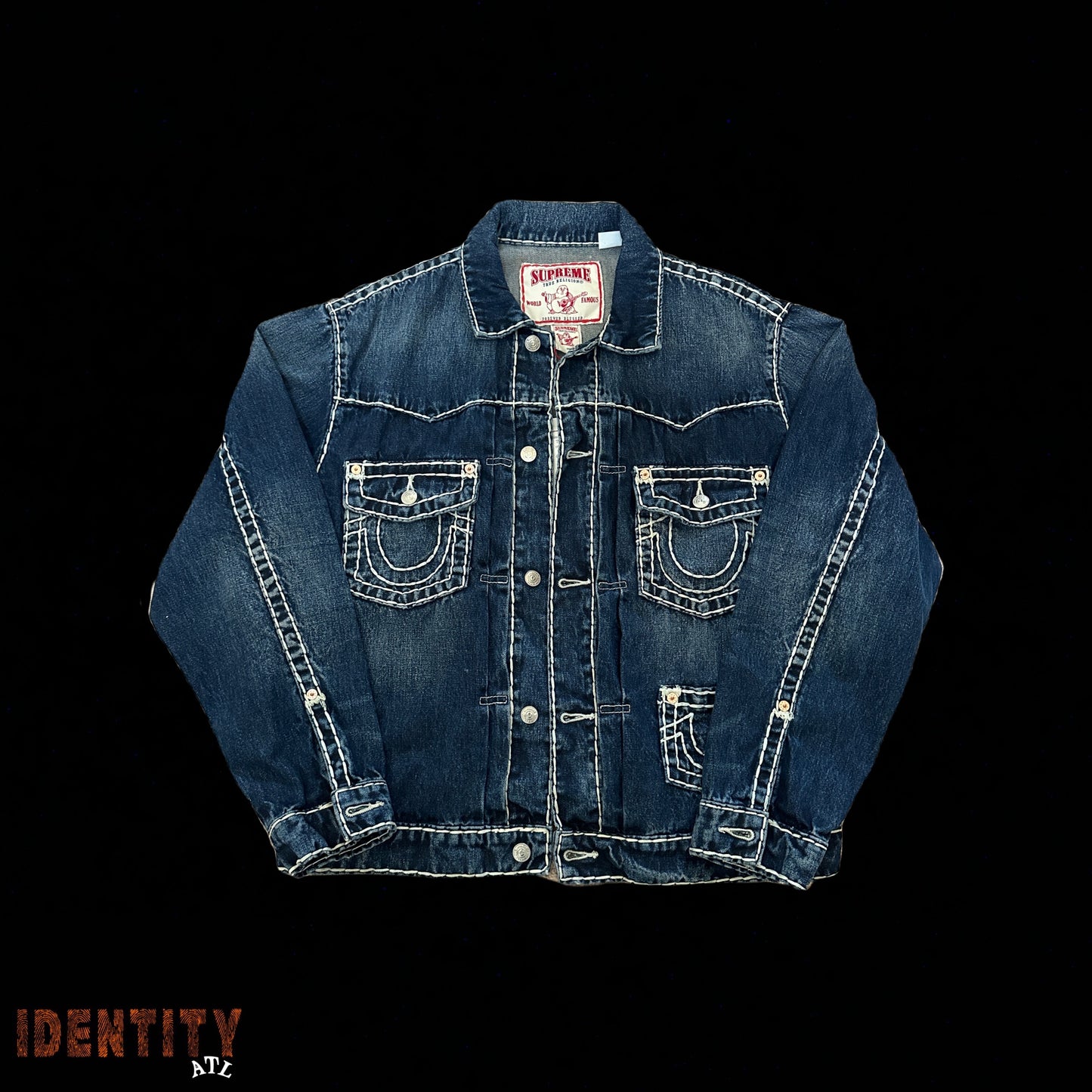 SUPREME X TRUE RELIGION DENIM JACKET