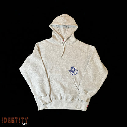 SUPREME WILD EMBROIDERED HOODED SWEATSHIRT GREY