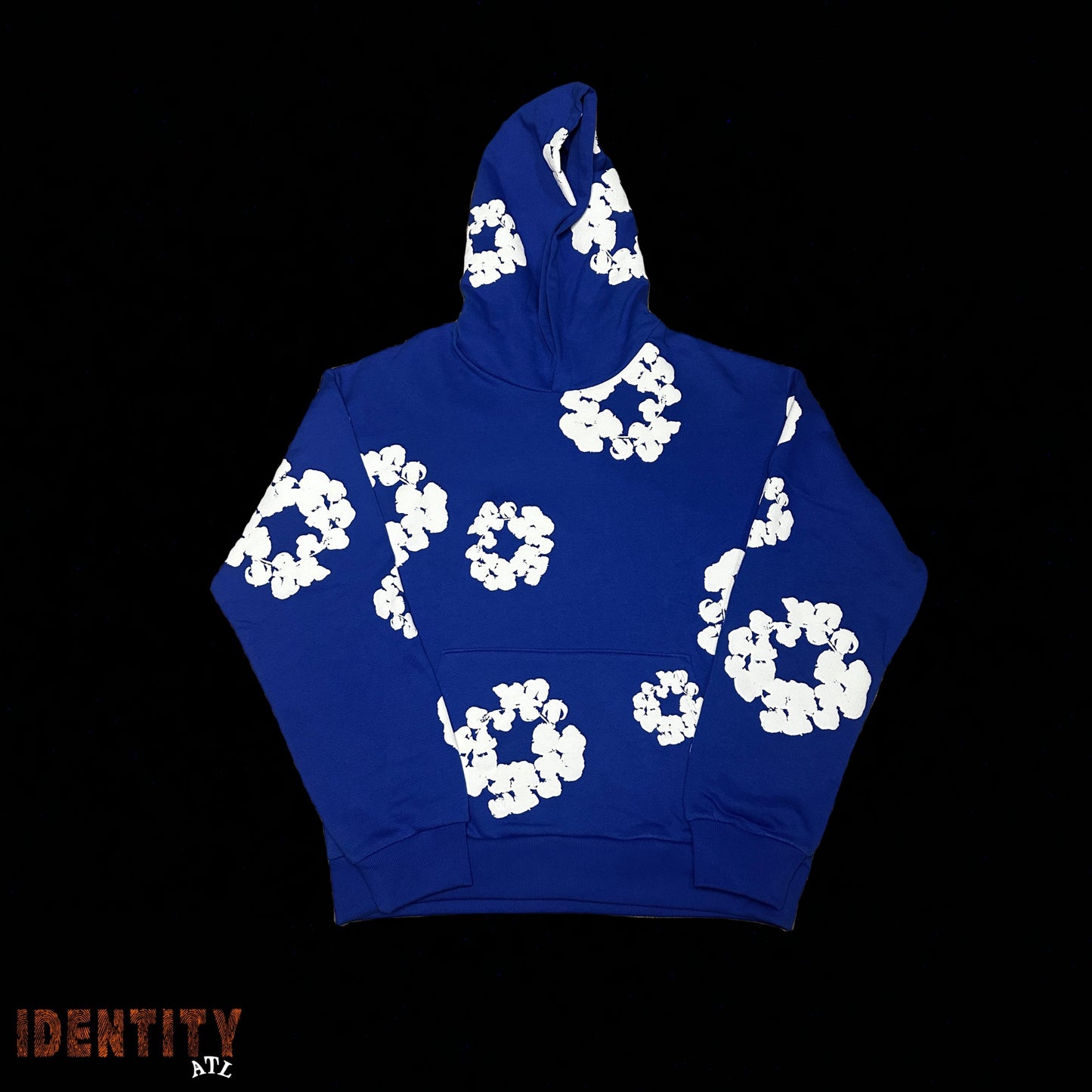 DENIM TEARS HOODIE BLUE