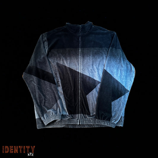 SUPREME GEO VELOUR TRACK JACKET