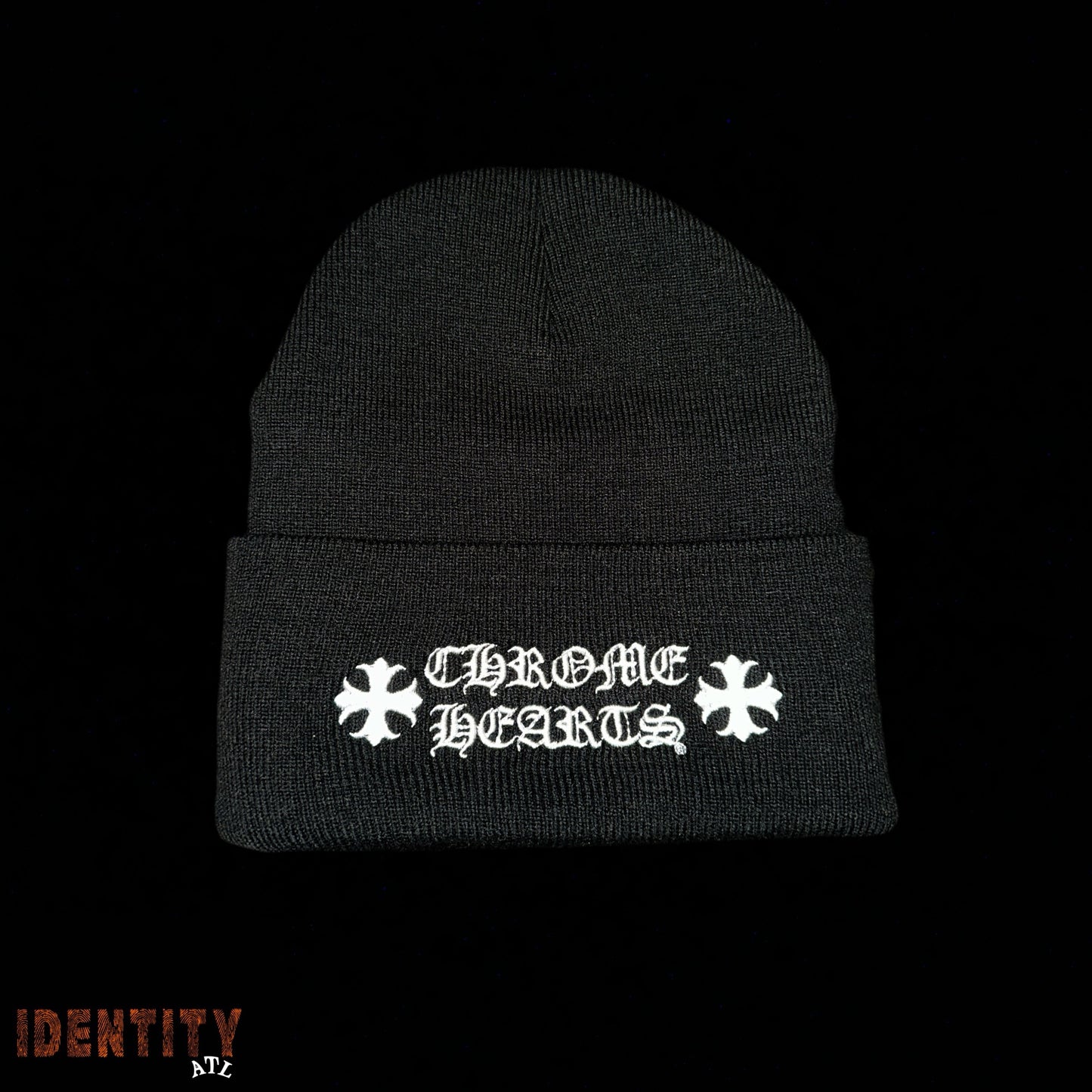 CHROME HEARTS WATCH BEANIE BLACK