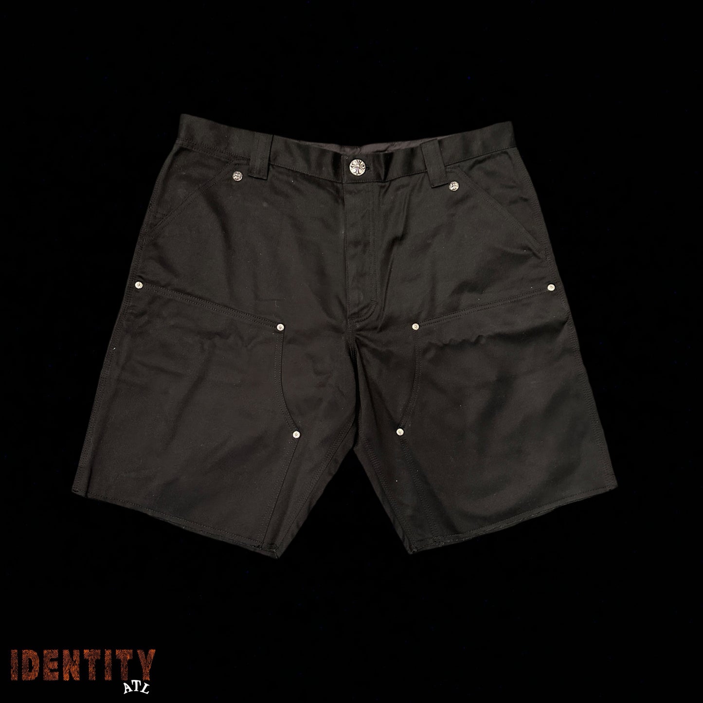 CHROME HEARTS CARPENTER SHORTS BLACK