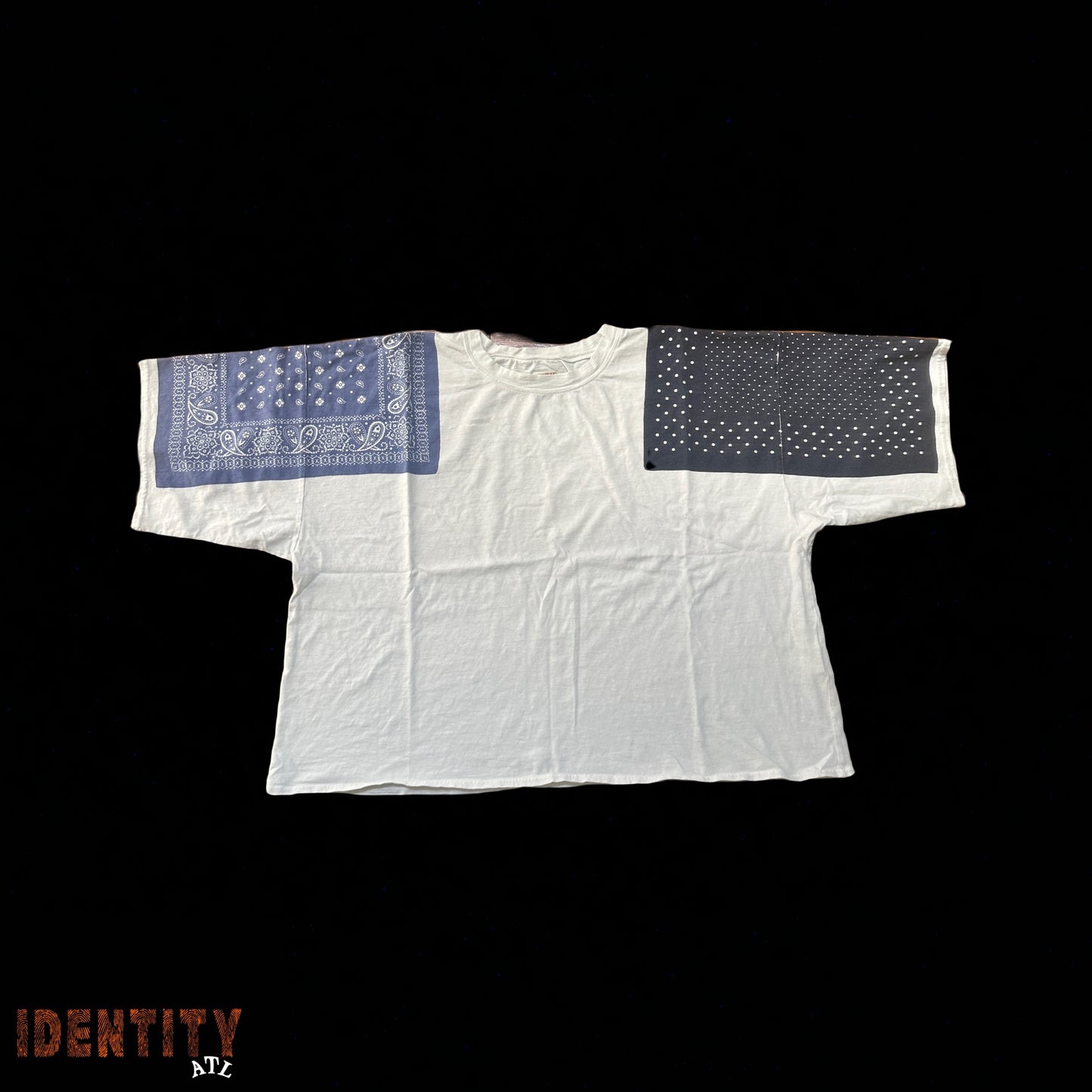 KAPITAL BANDANA SLEEVE TEE WHITE