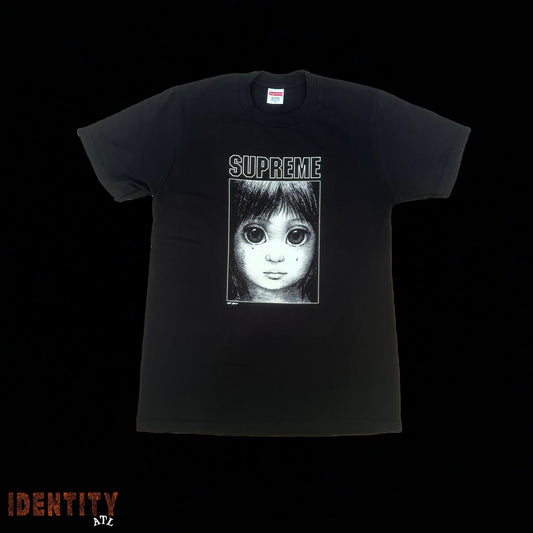 SUPREME MARGARET KEANE TEARDROP TEE BLACK