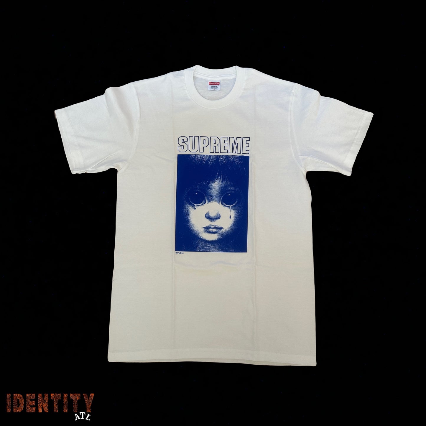 SUPREME MARGARET KEANE TEARDROP TEE WHITE