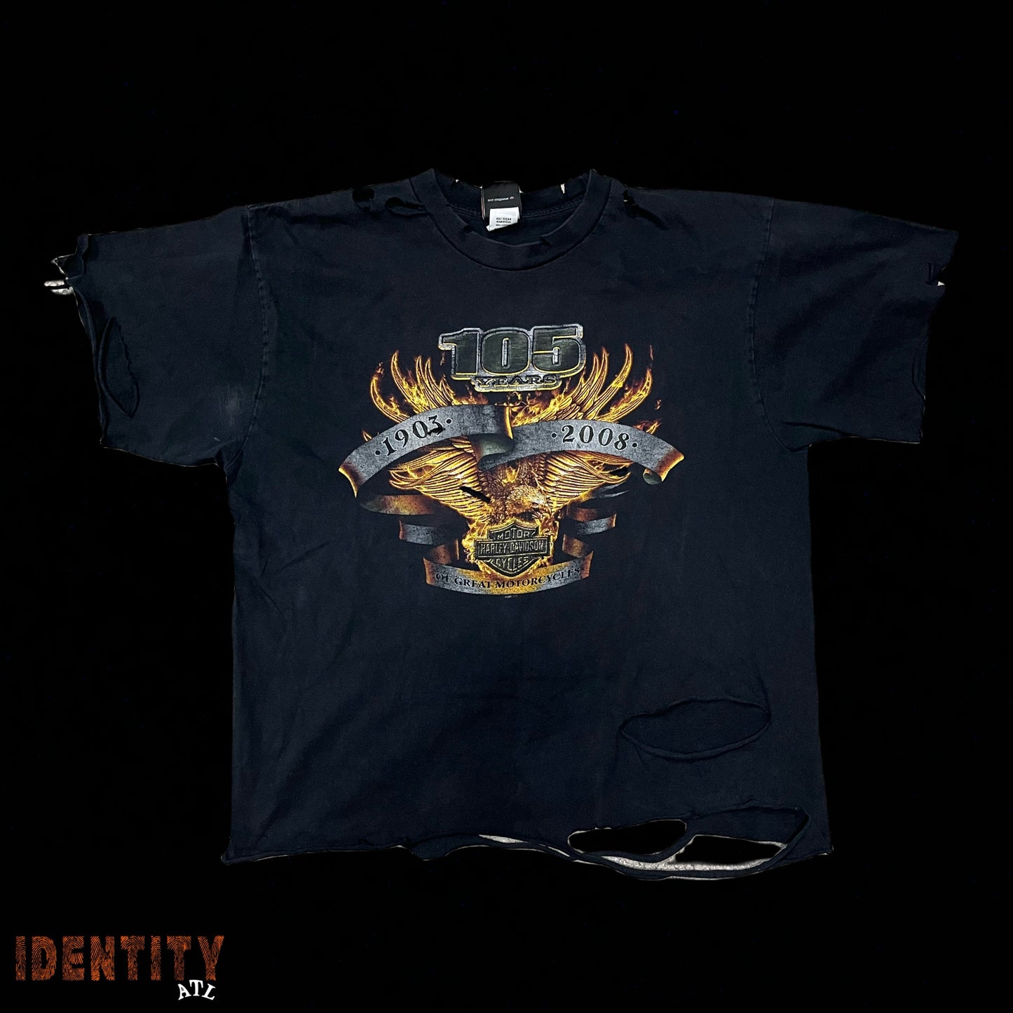 Vintage 105 Harley Davidson Tee