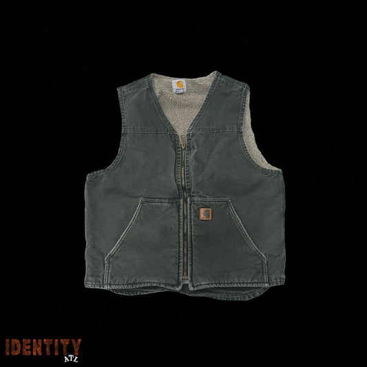 Vintage Carhartt Lightwash Grey Vest