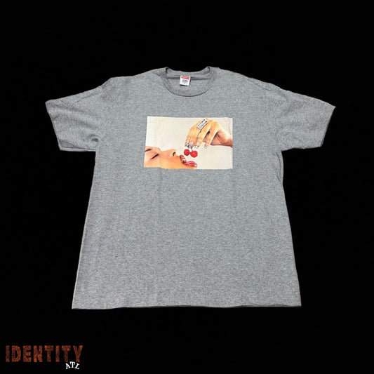 Supreme Cherries Tee Heather Grey