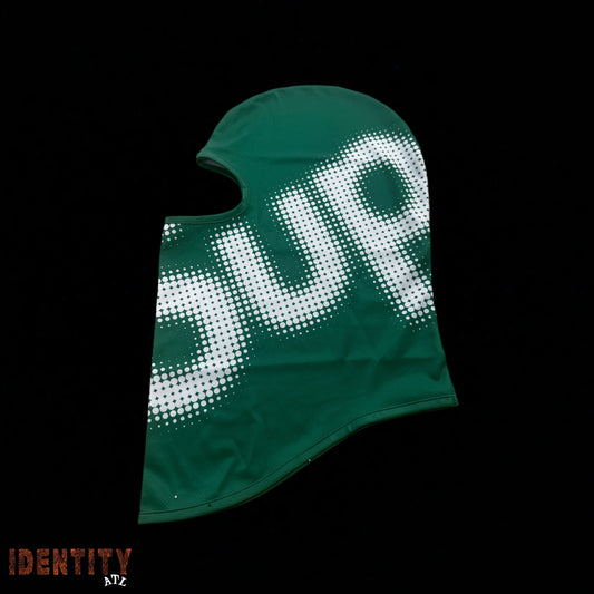Supreme Halftone Lightweight Balaclava Green