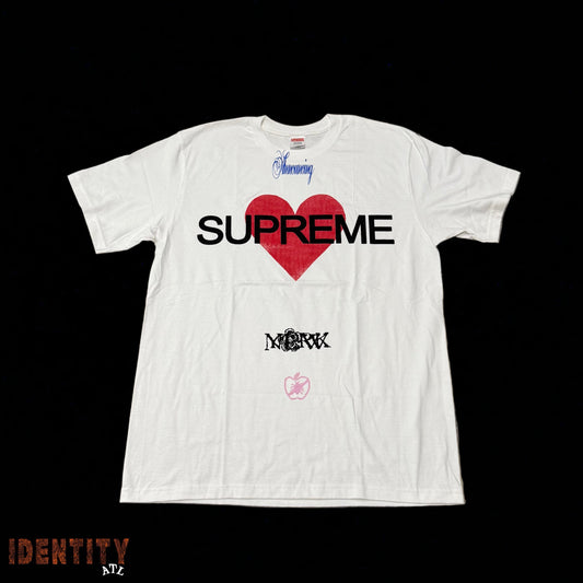 Supreme Announcing Tee White
