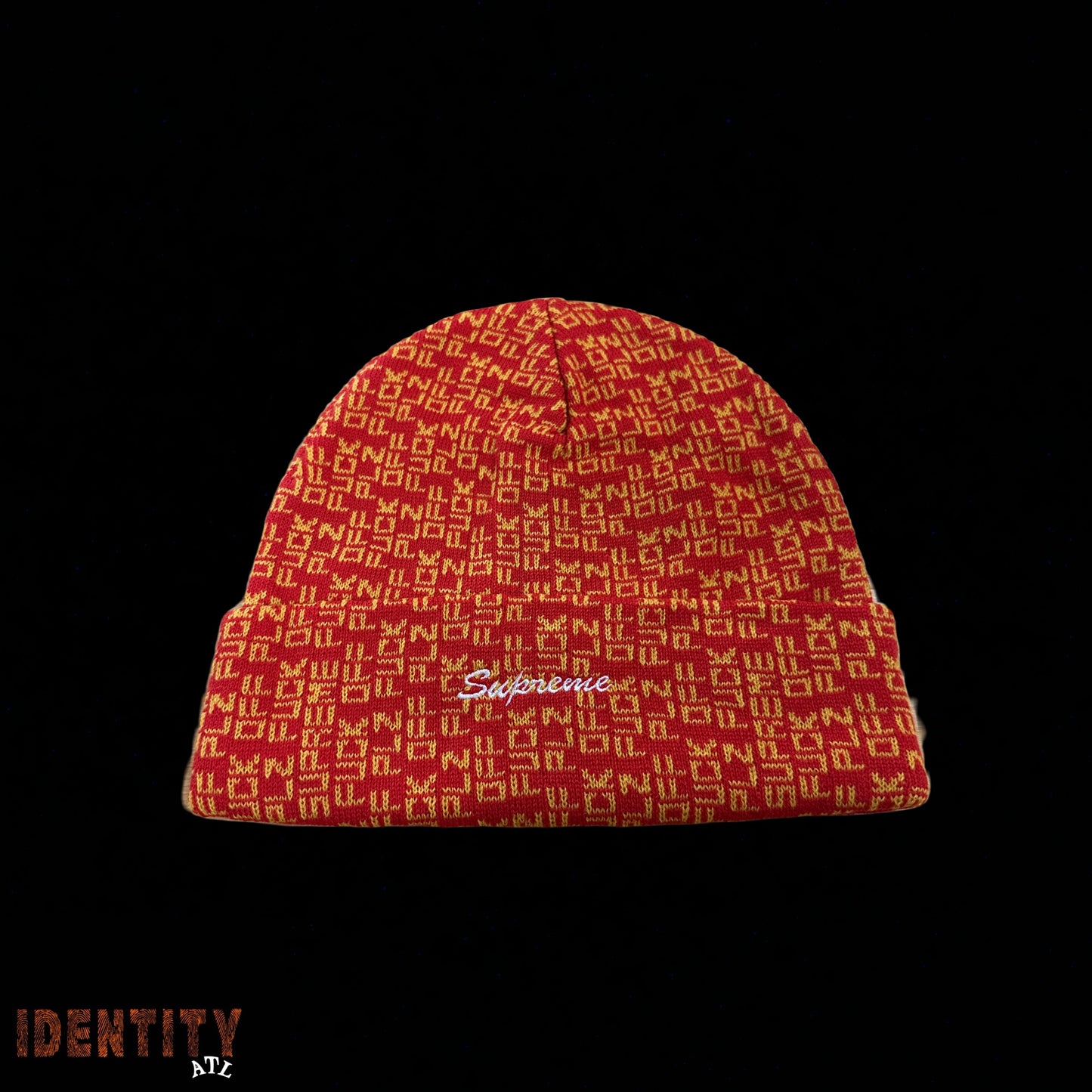 Supreme Fuck Off Beanie Red