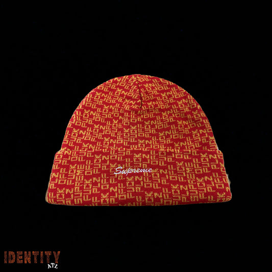 Supreme Fuck Off Beanie Red