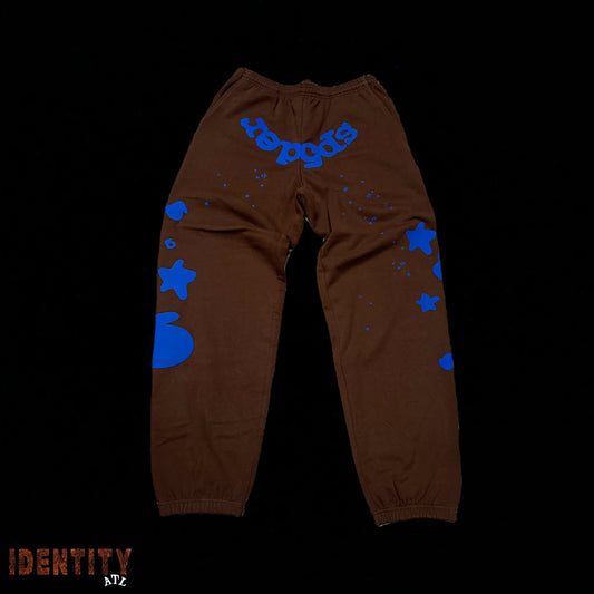 Sp5der Beluga Sweatpants Brown