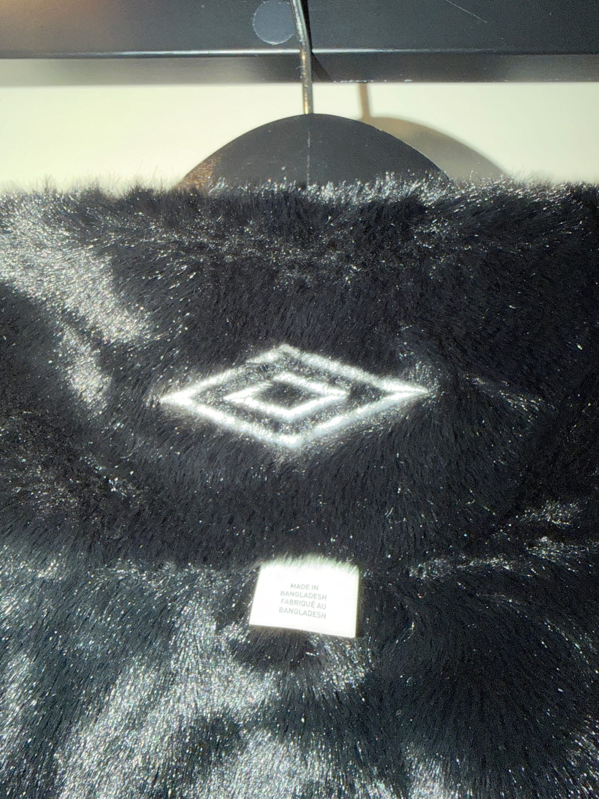 Supreme Umbro Reversible Faux Fur Pullover Black