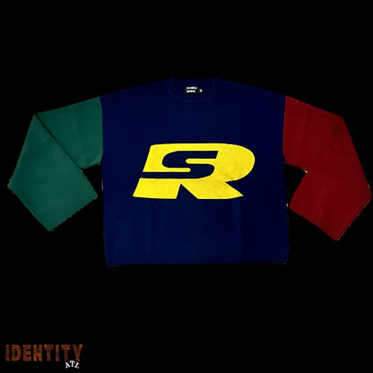 Stay Ribelle Color Block Sweater