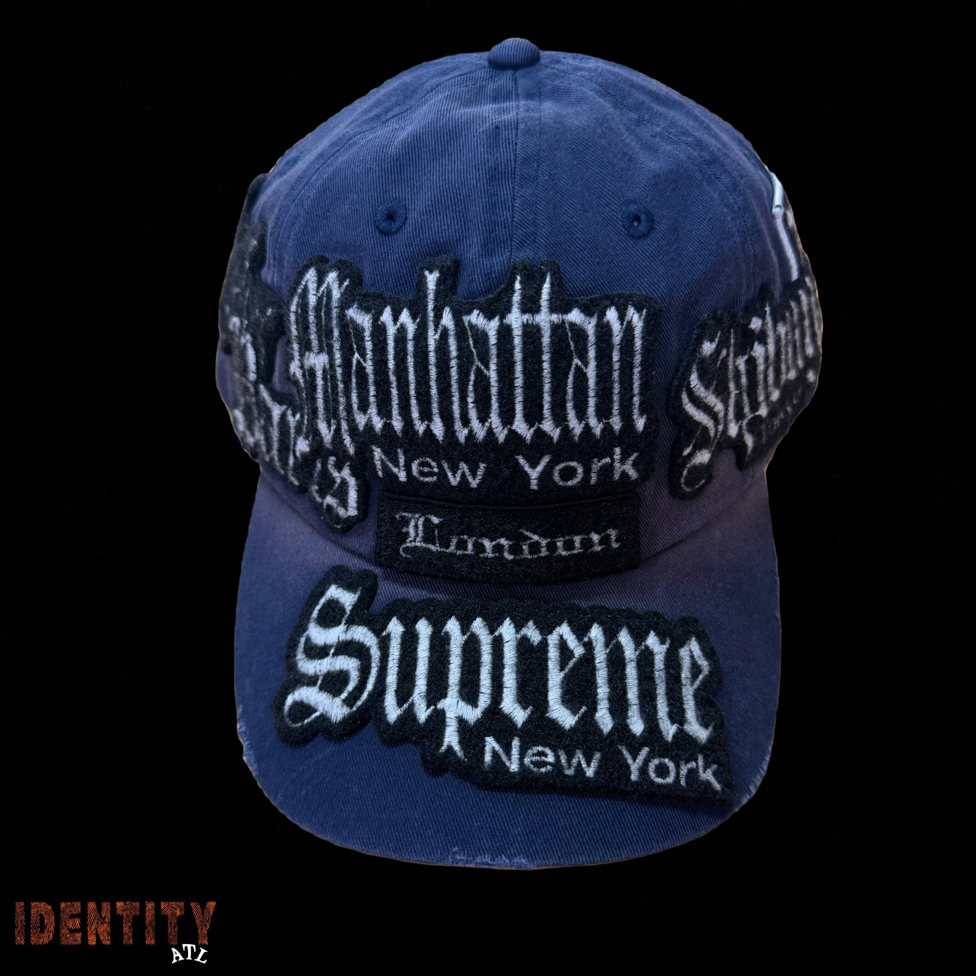 Supreme City Patches 6-Panel Hat Navy