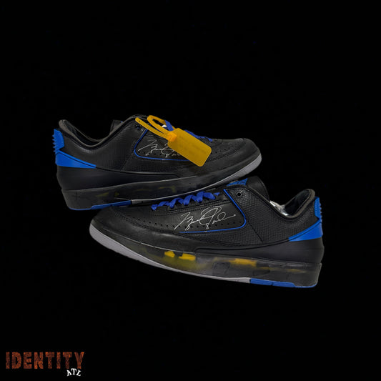 Jordan 2 Retro Low SP Off-White Black Blue