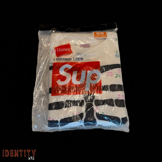 Supreme Hanes Bones Thermal Crew Floral (1 Pack)