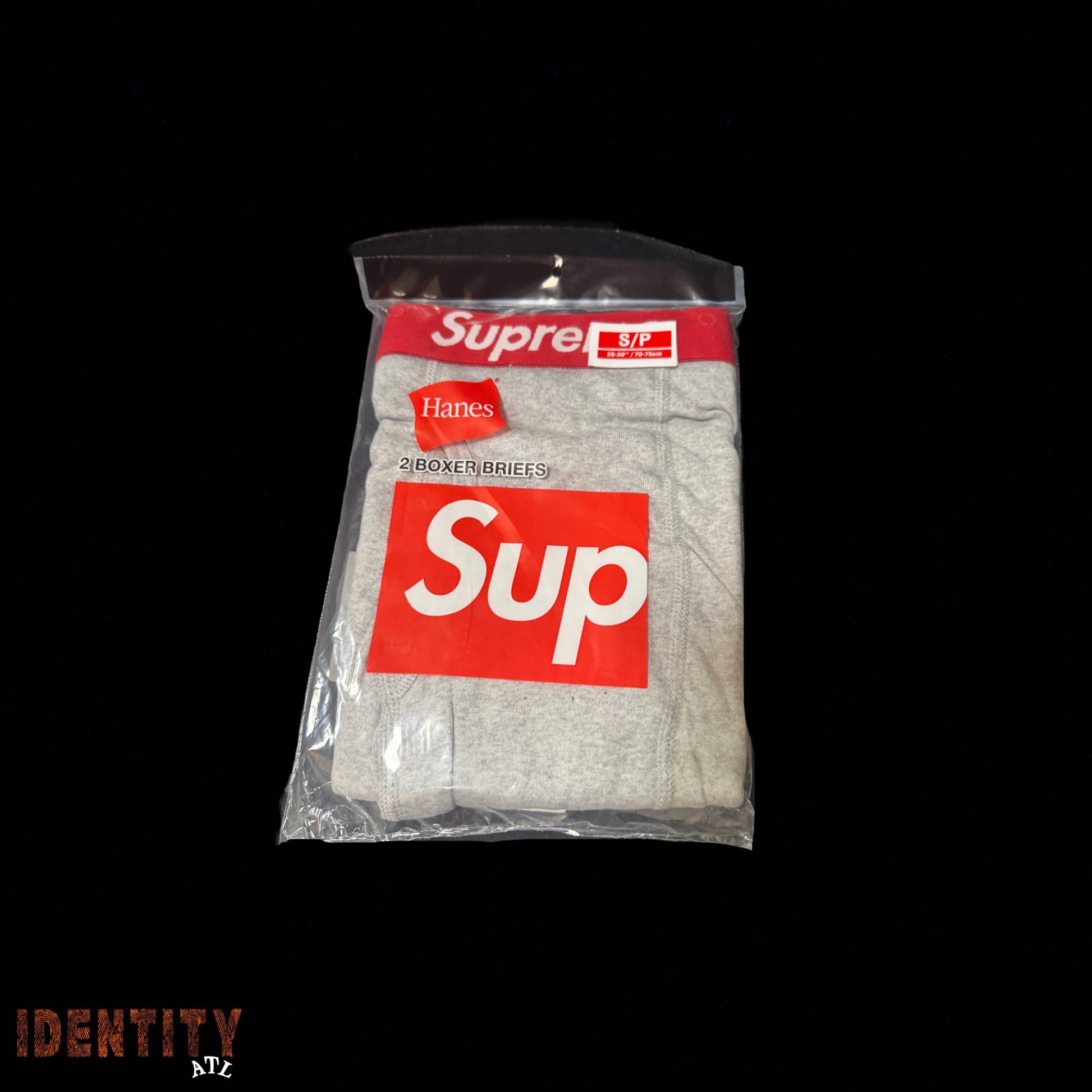 Supreme x Hanes 4 Pack Grey