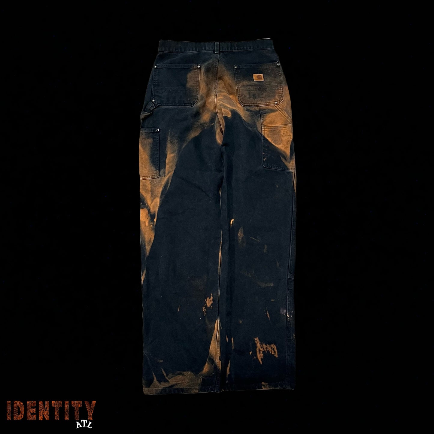 Vintage Carhartt Double Knee Black Dyed Pants