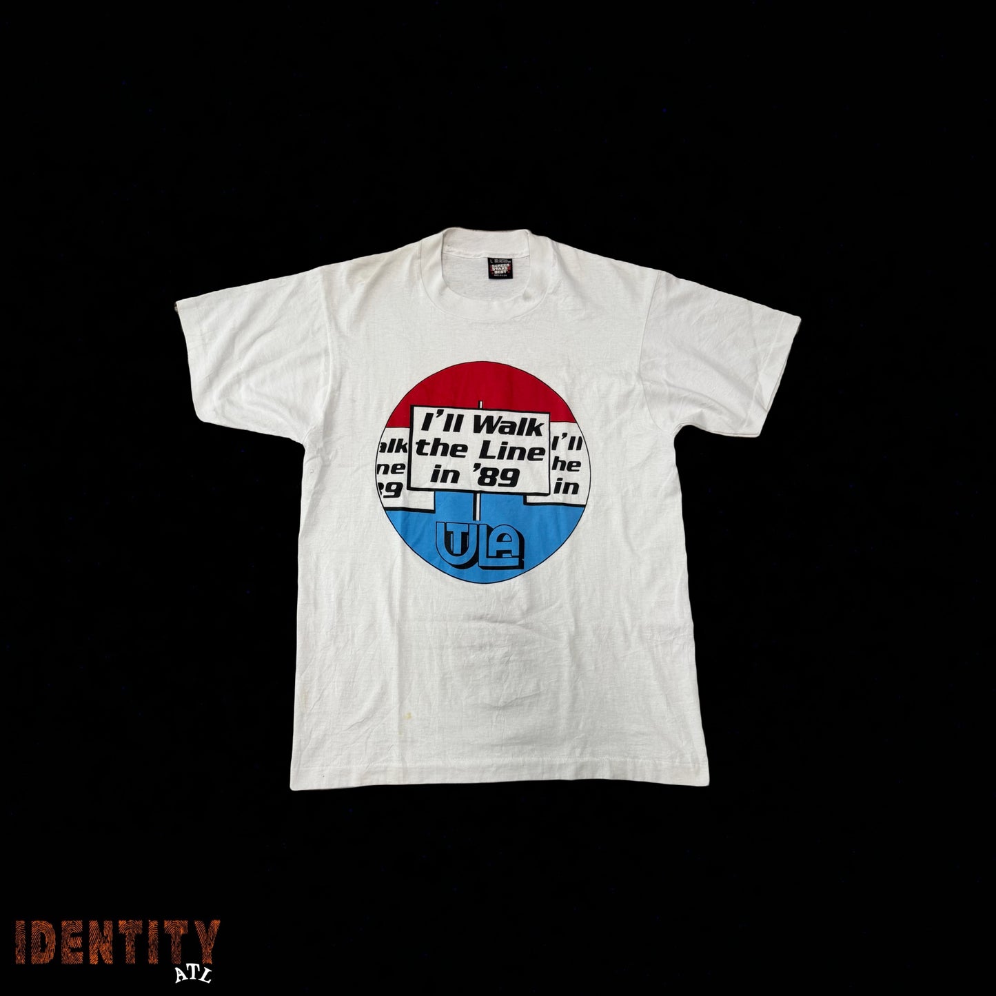 Vintage Walk The Line In 89 Tee