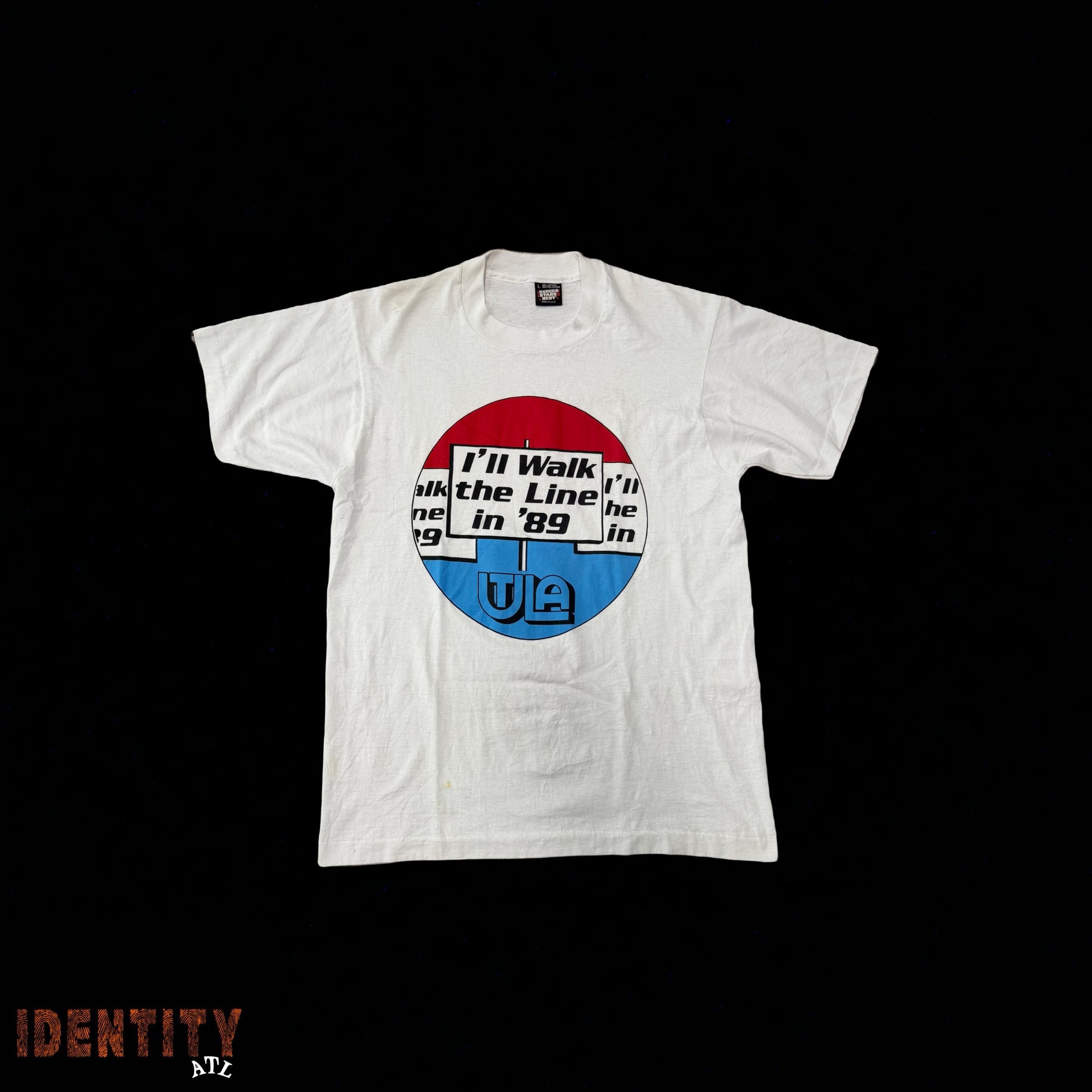 Vintage Walk The Line In 89 Tee