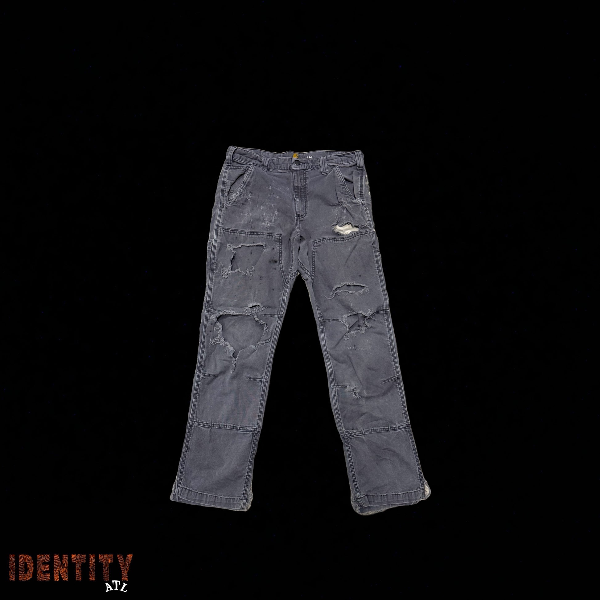 Vintage Grey Double Knee Carhartt Pants