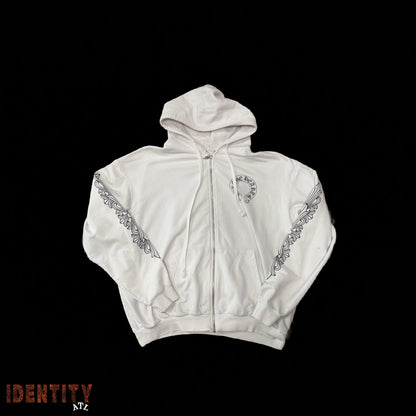 Chrome Hearts Zip Up White