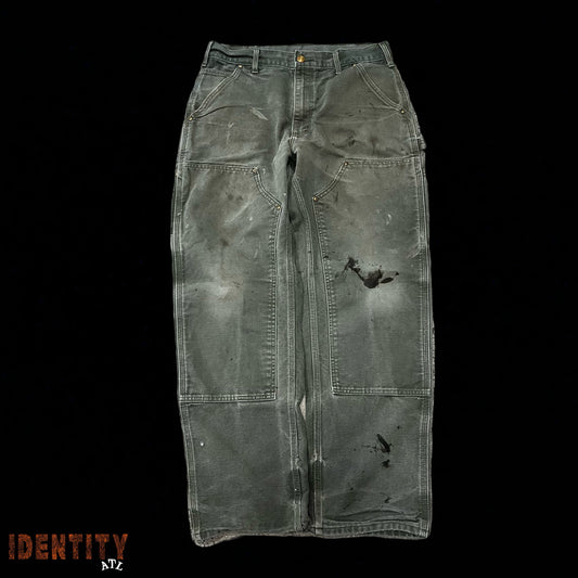 Vintage Green Carhartt Double Knee