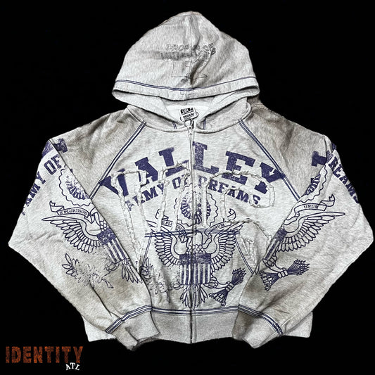 VALE FOREVER ARMY ZIPUP HOODIE