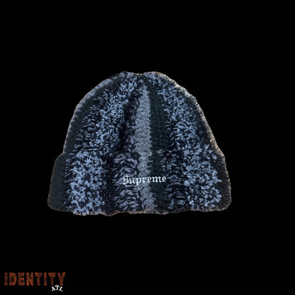 Supreme Tinsel Stripe Beanie Black