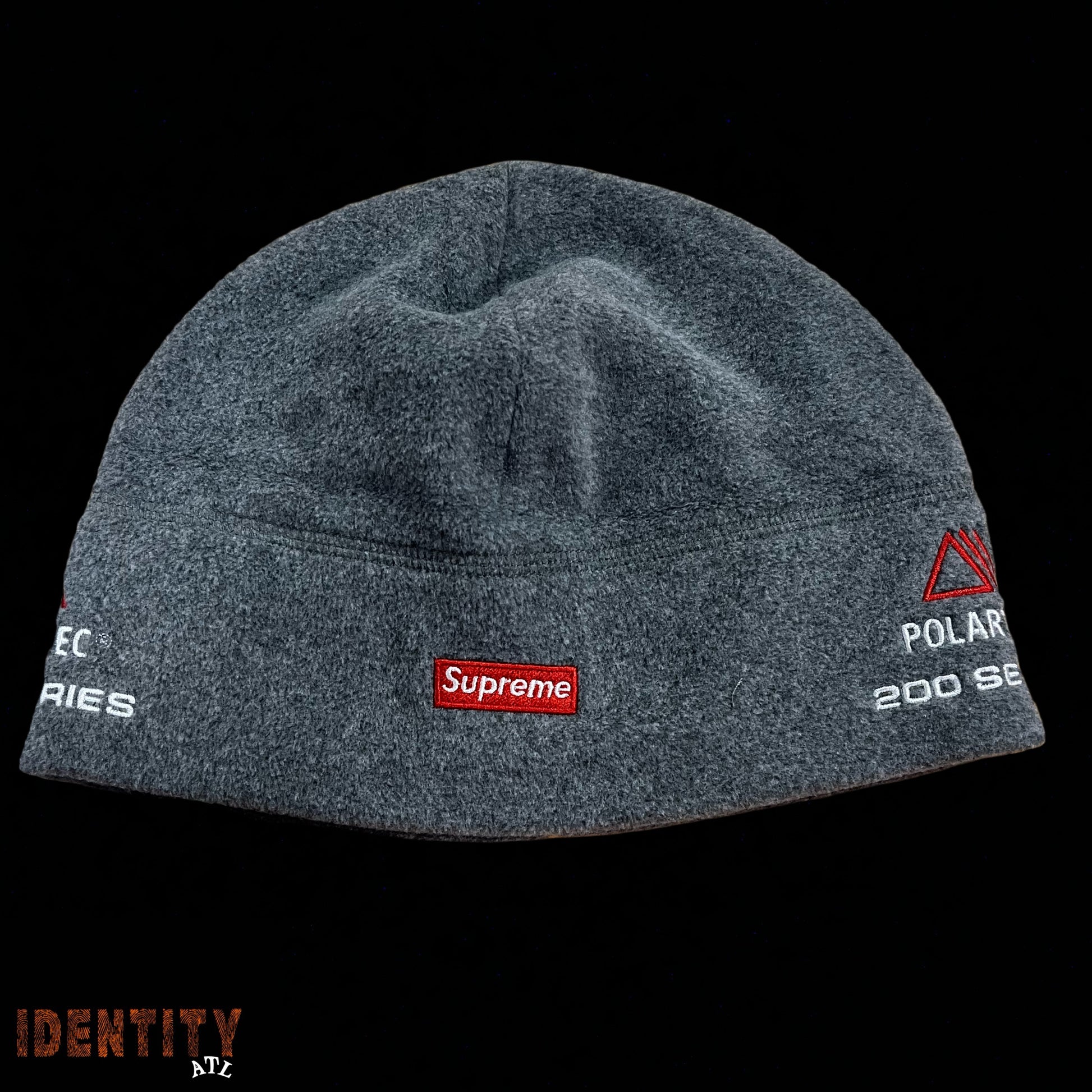 Supreme Grey Polartec Beanie