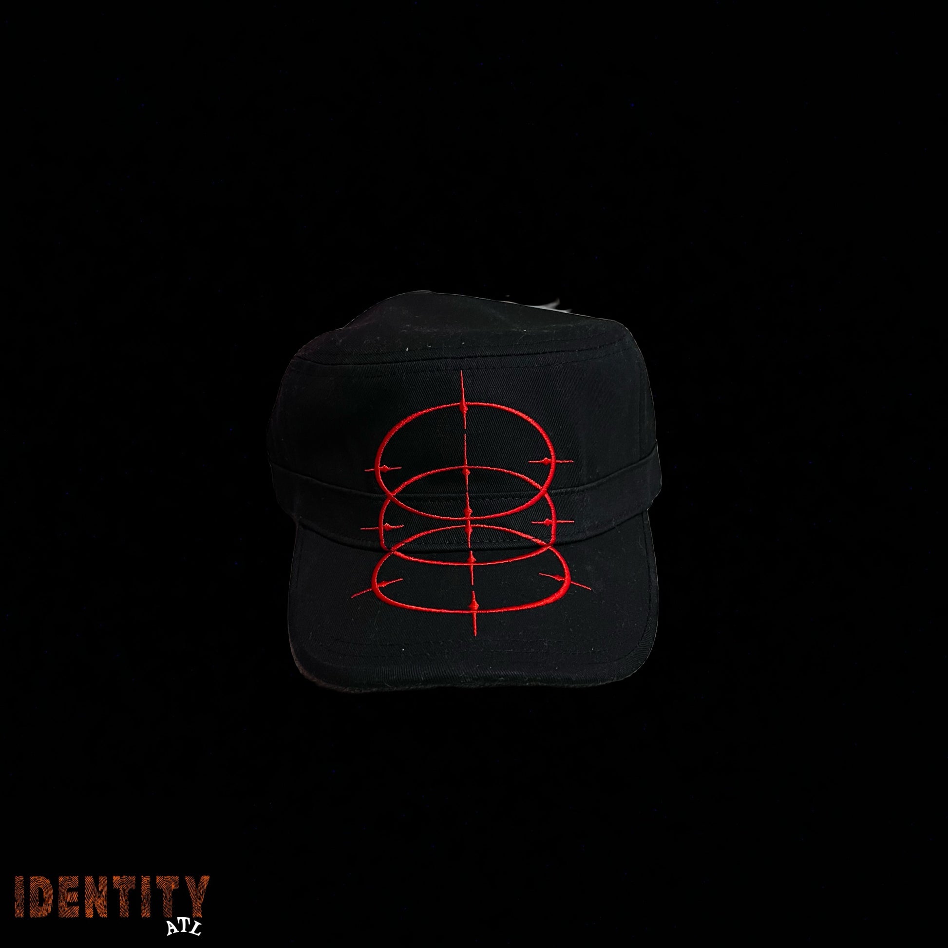 Vintage Military Cap Black
