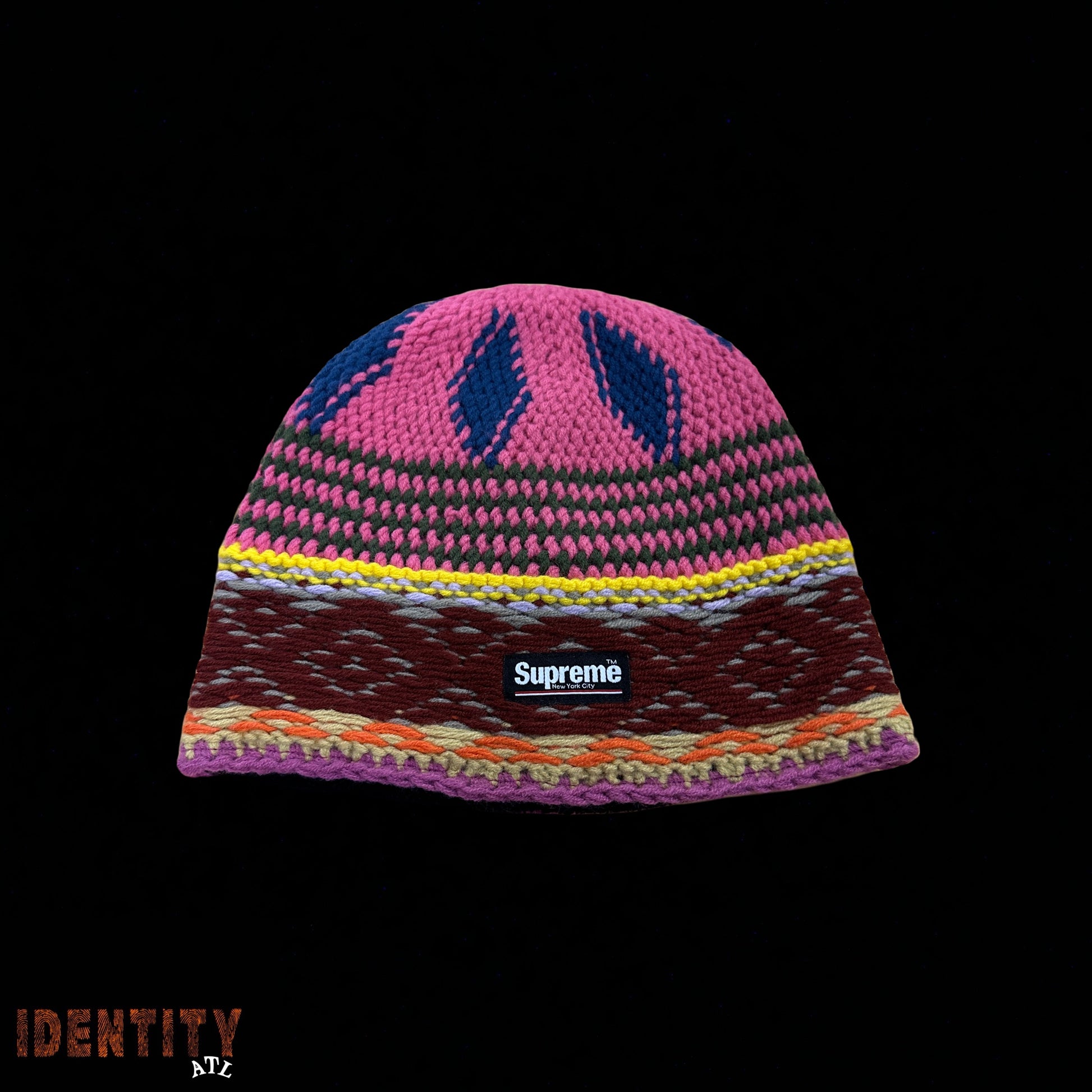Supreme Diamond Beanie (FW25) Multicolor