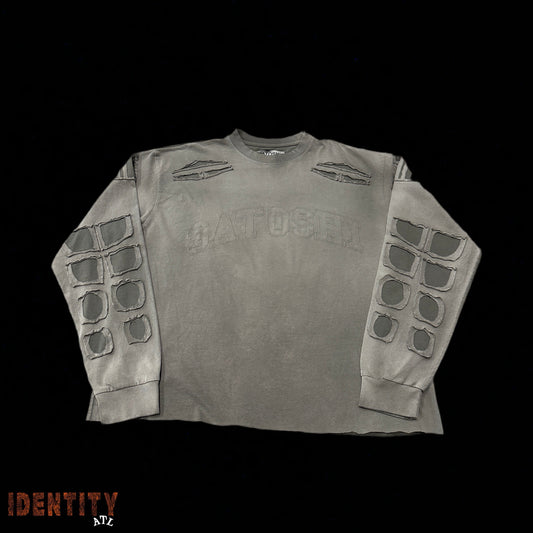 Satoshi Collegiate Longsleeve Grey Shirt
