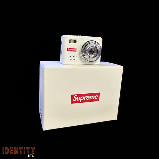 Supreme Digital Camera Keychain White