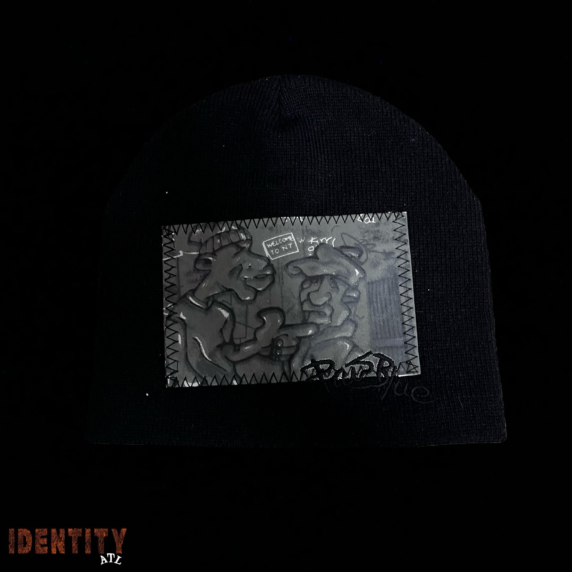 Vintage Raw Blue Hat