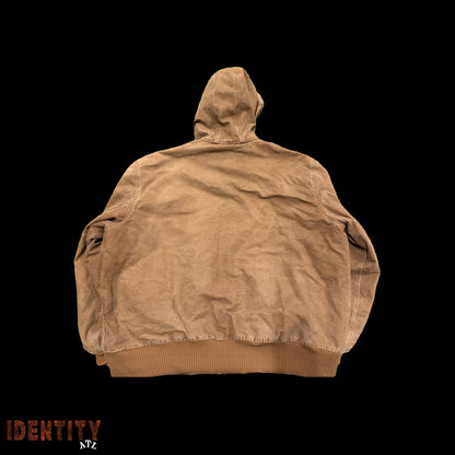 Vintage Carhartt Hooded ZipUp Brown