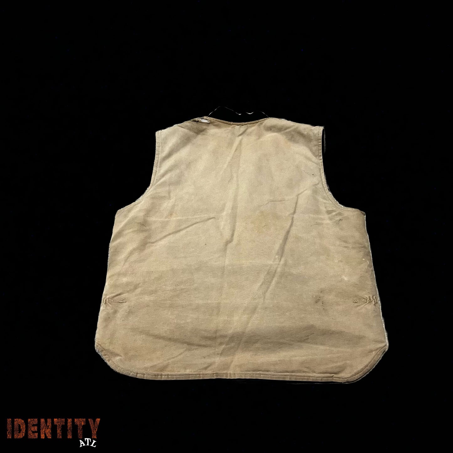 Vintage Carhartt Distressed Vest Lt. Tan