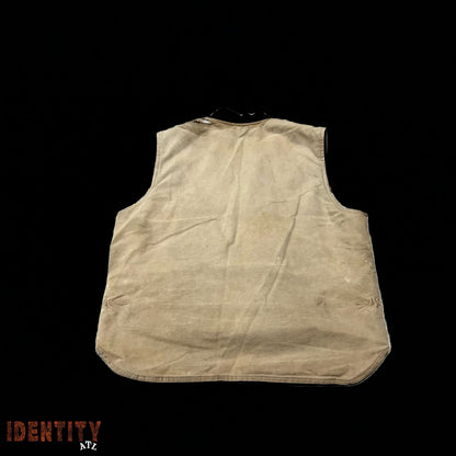 Vintage Carhartt Distressed Vest Lt. Tan