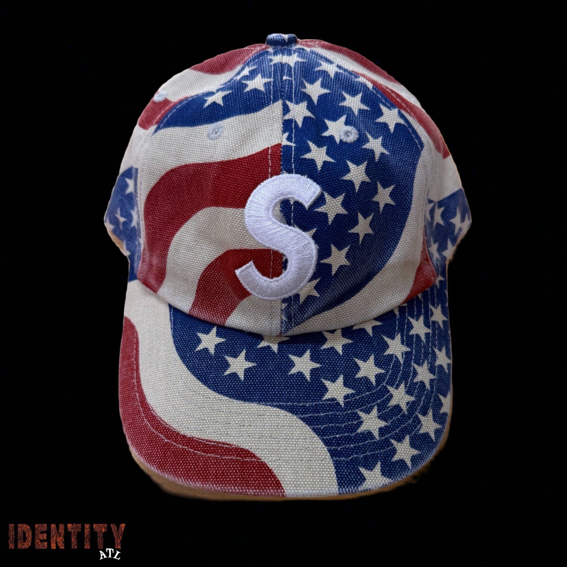 Supreme Pigment Coated S Logo 6-Panel Cap (SS26) Flag